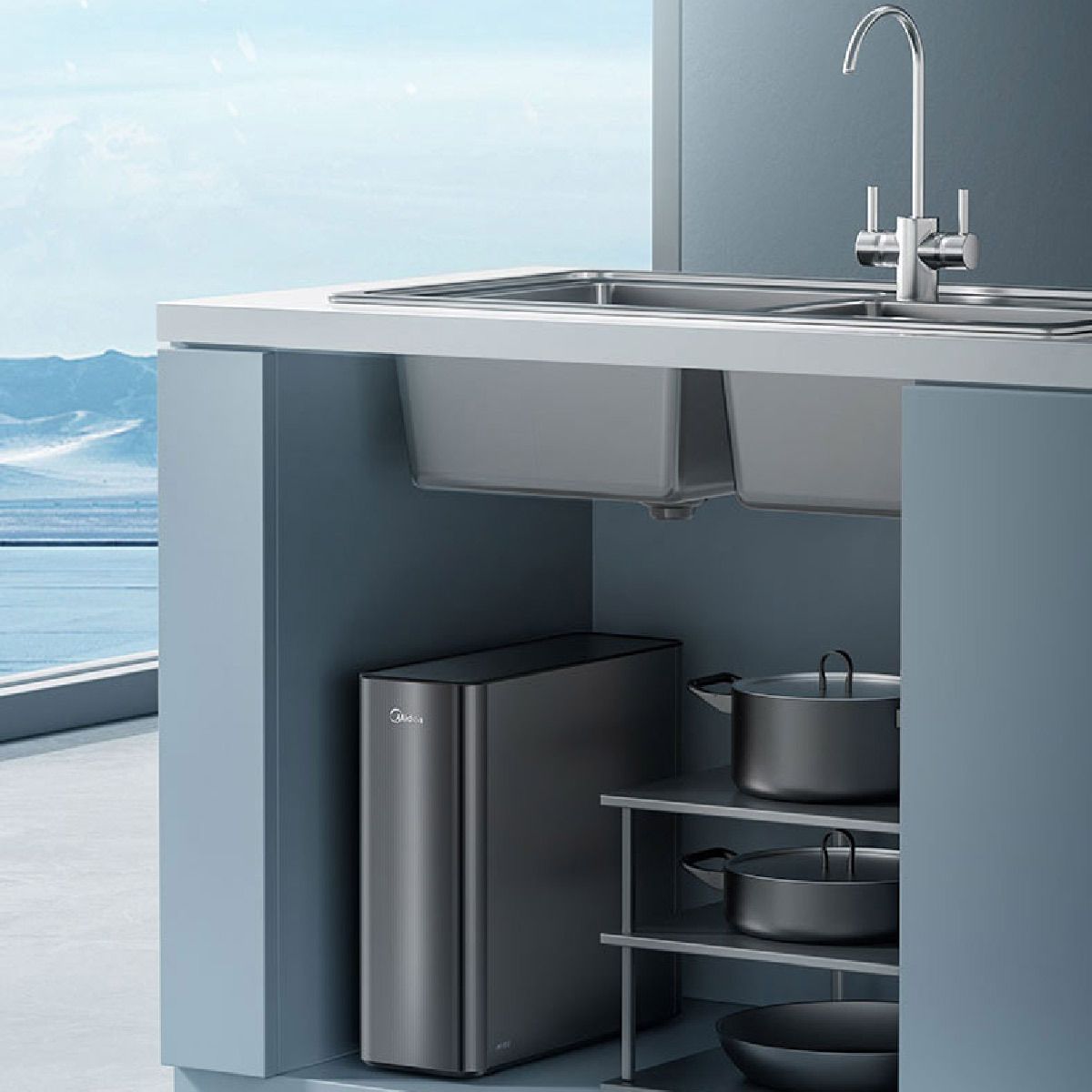 MRC2381-400G 橱下式净水机 美家通路 旋风400