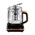 【送蒸蛋架+茶滤】家用养生壶1.5L  304不锈钢 智能防溢出 MK-GE1703
