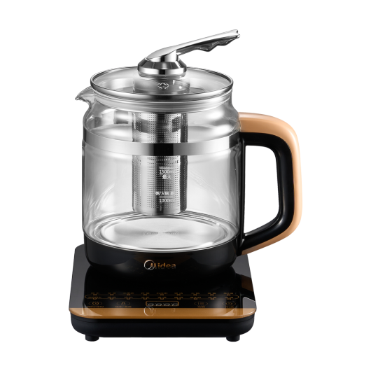 【送蒸蛋架+茶滤】家用养生壶1.5L  304不锈钢 智能防溢出 MK-GE1703