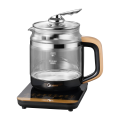 【送蒸蛋架+茶滤】家用养生壶1.5L  304不锈钢 智能防溢出 MK-GE1703