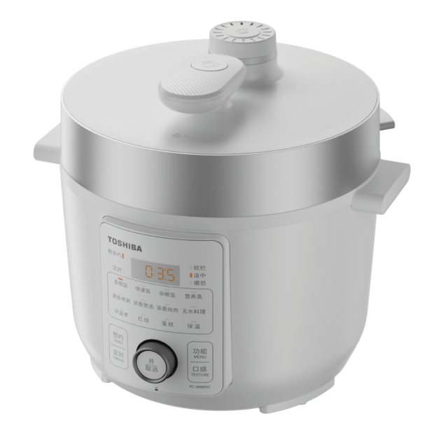 东芝电压力锅 4.8L 无水料理 米白色 PC-48MRSC(W) 