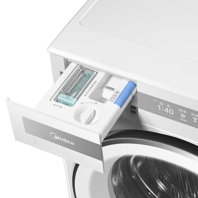 MD100S90 滚筒洗干一体机 海盐白 220V,1Ph 50Hz 转速1400 不带银离子