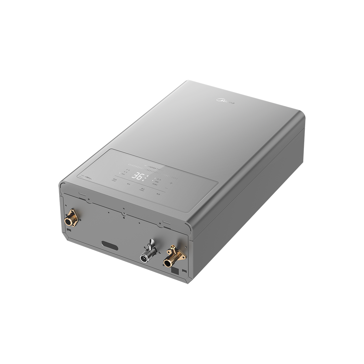 JSQ30-HT163 恒温式燃气热水器 钛钢灰 12T 电辅加机械防冻