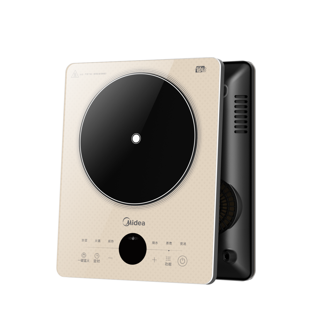 【铂钻】电磁炉 5s速热 3D悬浮大火 玻璃触控 170mm双层线圈 3H定时 MC-E22B21B