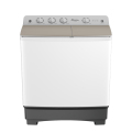TP150-167E 双桶洗衣机 极地白 门盖摩卡金拉丝 钢化玻璃 220V,1Ph 50Hz