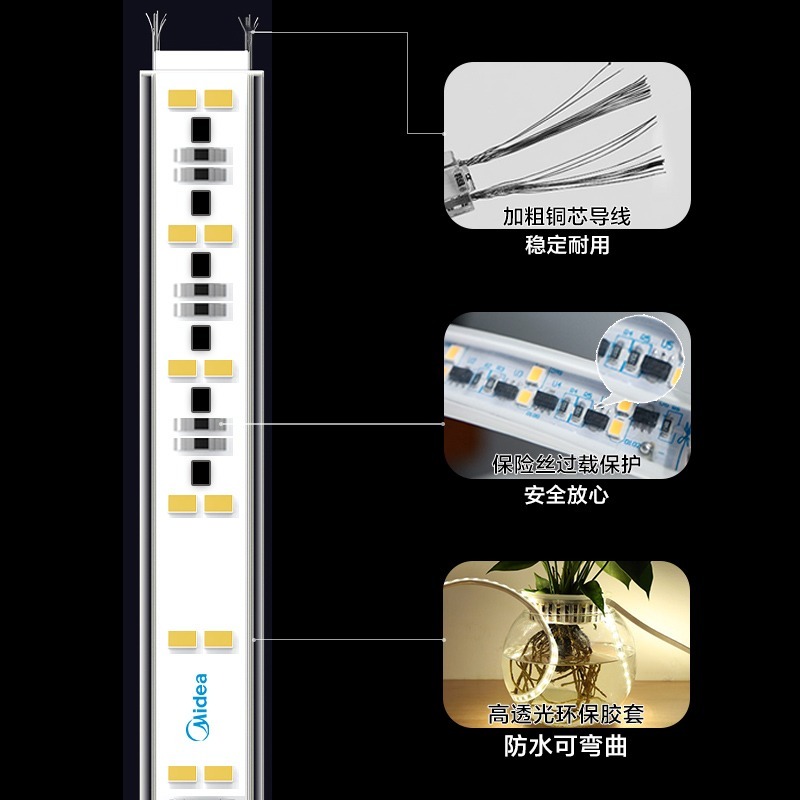 MDR220/6-S-5050-60 LED灯带 三段调色  6W 30/40/65K