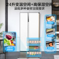 美的对开门冰箱 大容量囤鲜 微缝嵌入 全空间PT净味 MR-549WUKPZE