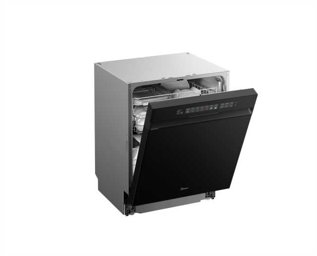 美的洗碗机晶焰S62Pro-M嵌入式 15套大容量   五臂飓风洗 105°热风烘干 四星消毒