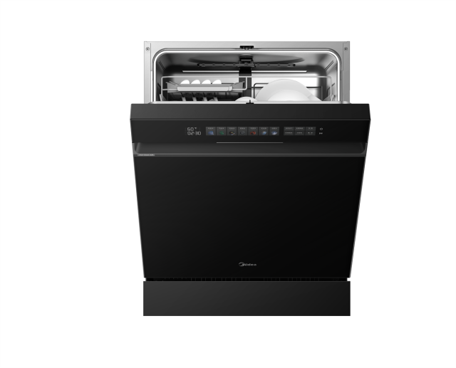 美的洗碗机晶焰S62Pro-M嵌入式 15套大容量   五臂飓风洗 105°热风烘干 四星消毒