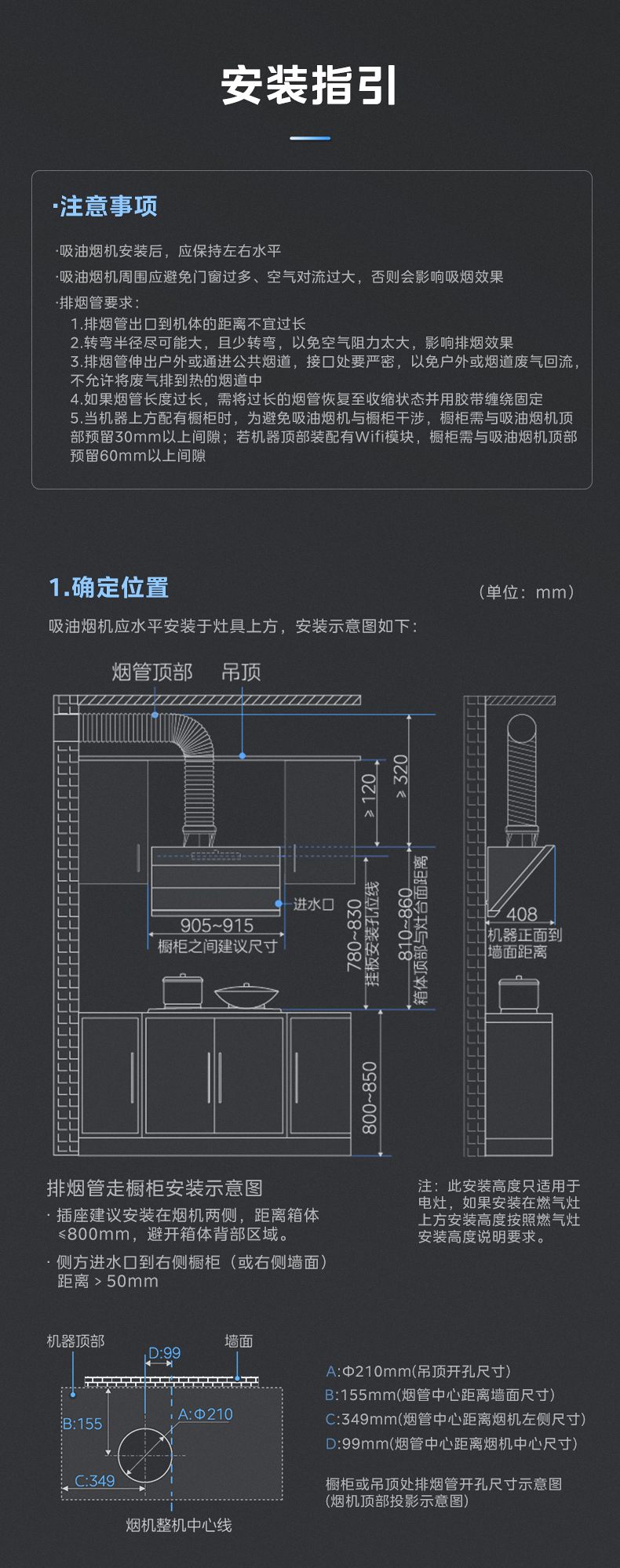 抽油烟机180转160图解图片