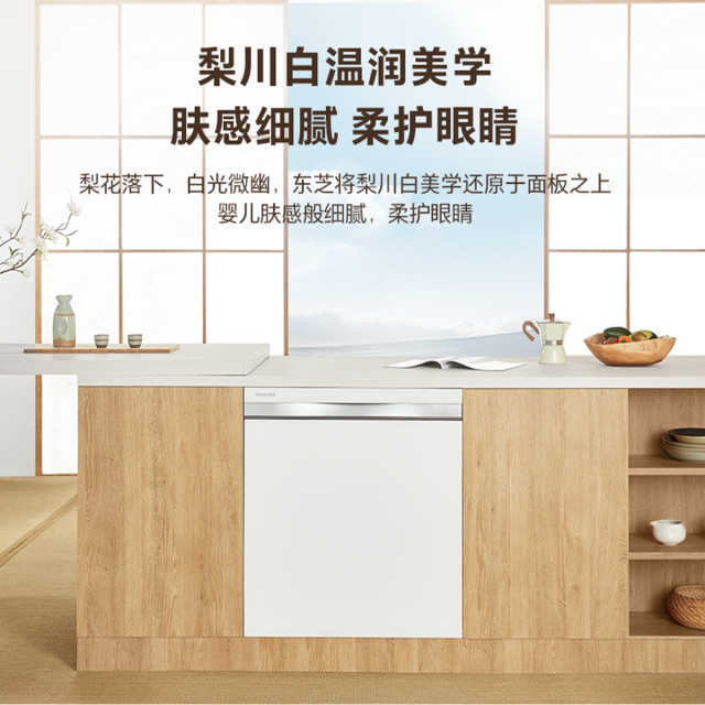 东芝（TOSHIBA）TH1大白梨洗碗机 嵌入式家用15套 五星消毒高温灭菌