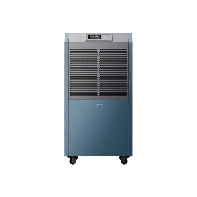 美的工业除湿机110L 适用300㎡ 钣金件 细砂兰 接地漏直排 CF138BD/N1-GY