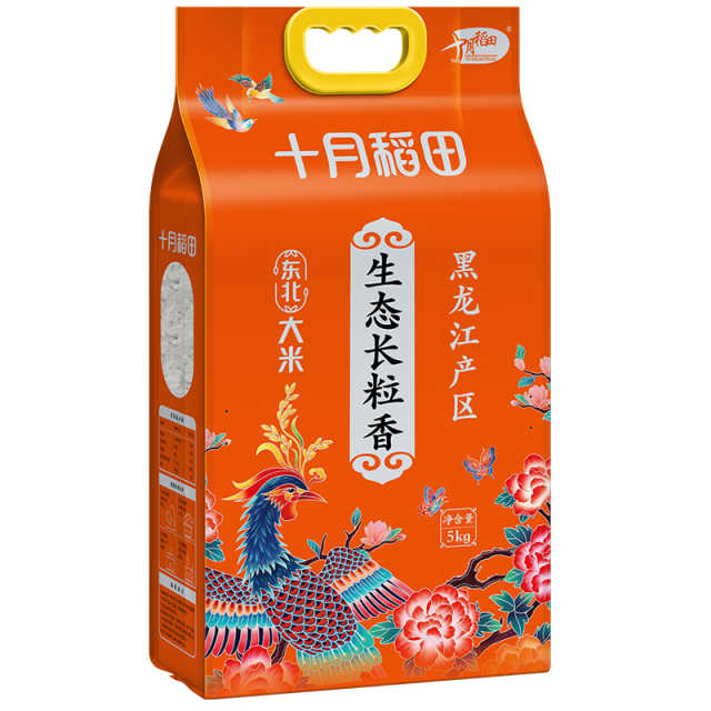 十月稻田 生态长粒香米5kg（单位：包）