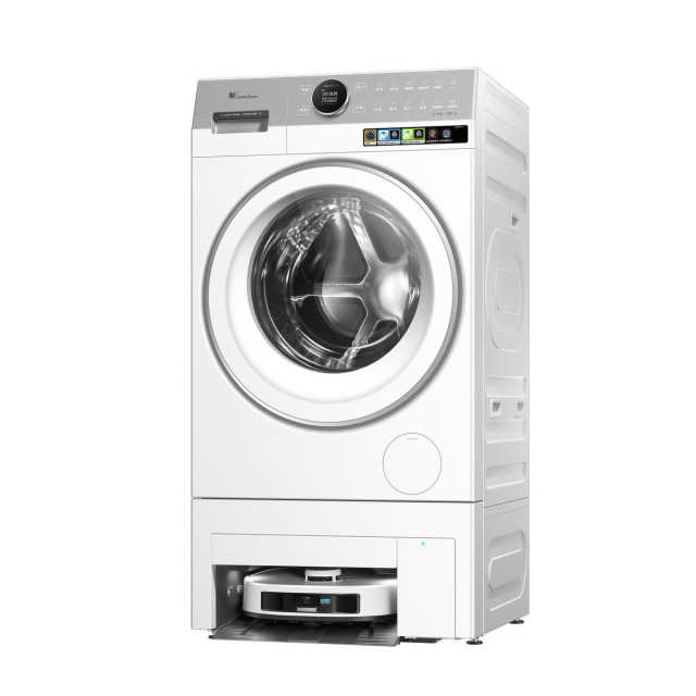 小天鹅双洗站MAX月辉银  洗衣扫拖热泵洗烘一体机-TDH120RMS97IL-S