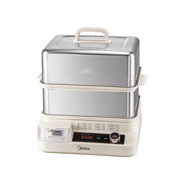 穿透速嫩电蒸锅16.5L 304不锈钢 1500W功率 家庭用  MZ-ZGC302352