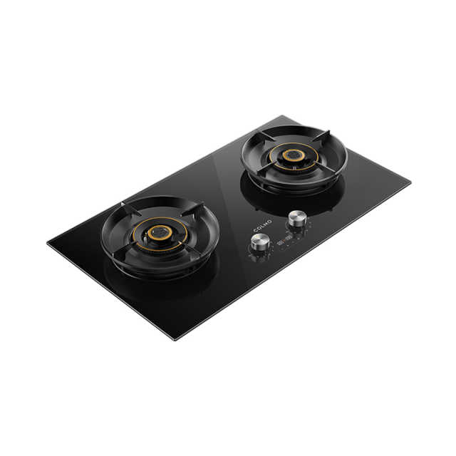 COLMO灶具 JZT-CYT52-ZJ1 嵌入式燃气灶 玻璃面板 双头 天然气