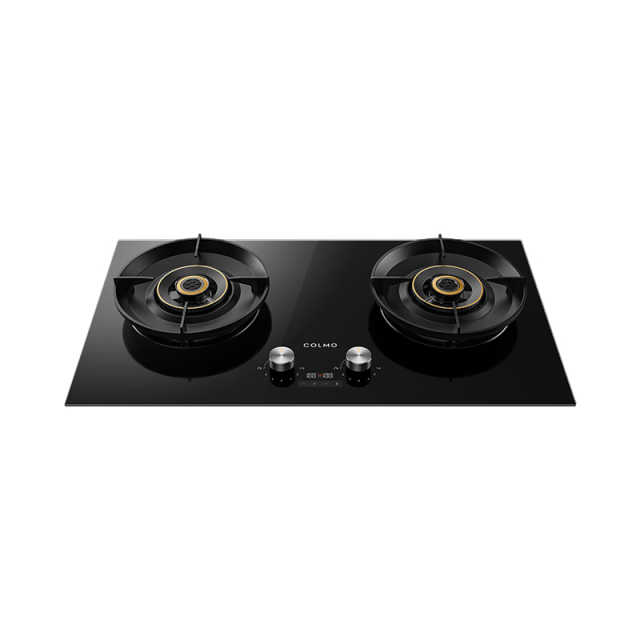 COLMO灶具 JZT-CYT52-ZJ1 嵌入式燃气灶 玻璃面板 双头 天然气