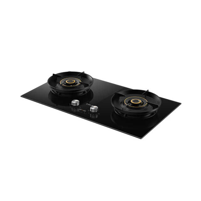 COLMO灶具 JZT-CYT52-ZJ1 嵌入式燃气灶 玻璃面板 双头 天然气