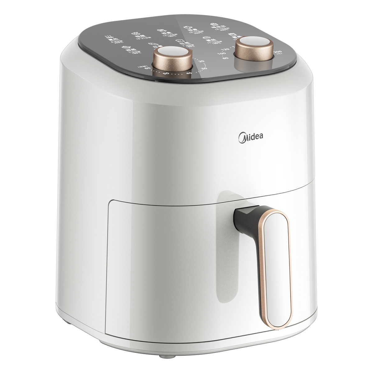 美的 空气炸锅 MF-KZE4501BD 免翻面 4.5L容量