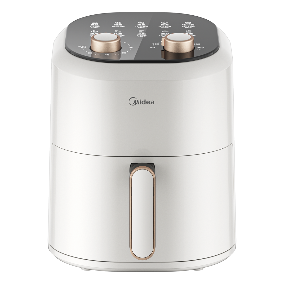 美的 空气炸锅 MF-KZE4501BD 免翻面 4.5L容量