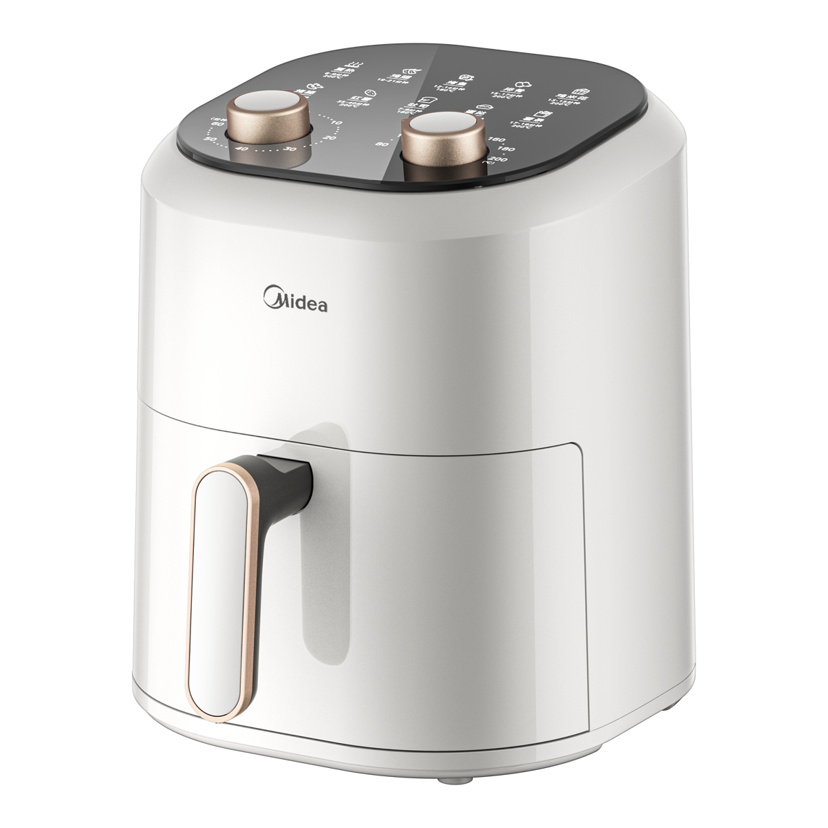 美的 空气炸锅 MF-KZE4501BD 免翻面 4.5L容量
