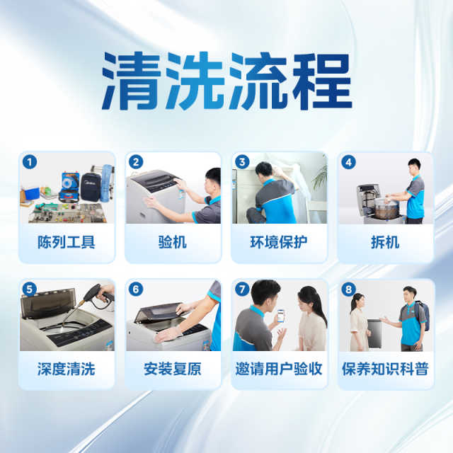 【不限品牌】家电清洗服务 波轮洗衣机深度清洗上门服务