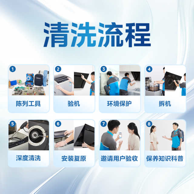 【不限品牌】家电清洗服务 波轮洗衣机深度清洗+油烟机深度清洗上门服务