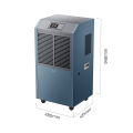 美的工业除湿机110L 适用300㎡ 钣金件 细砂兰 接地漏直排 CF138BD/N1-GY