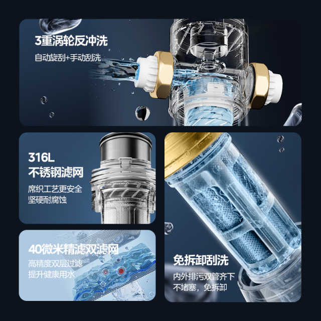 QZBW20S-60 管道式净水机 美的