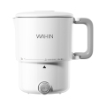 华凌高颜值水壶0.8L 304  Mini折叠 不锈钢 双层防烫 600W功率 WH-H3