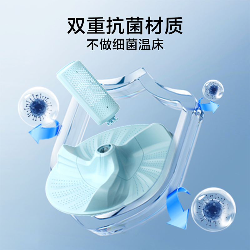 【企业补贴】小天鹅 12kg波轮洗衣机 水魔方防缠绕 双重除菌 TB120V81T 