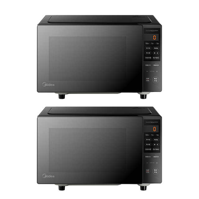 美的20升变频微波炉PM20M3*2 大平板底盘800W变频速热