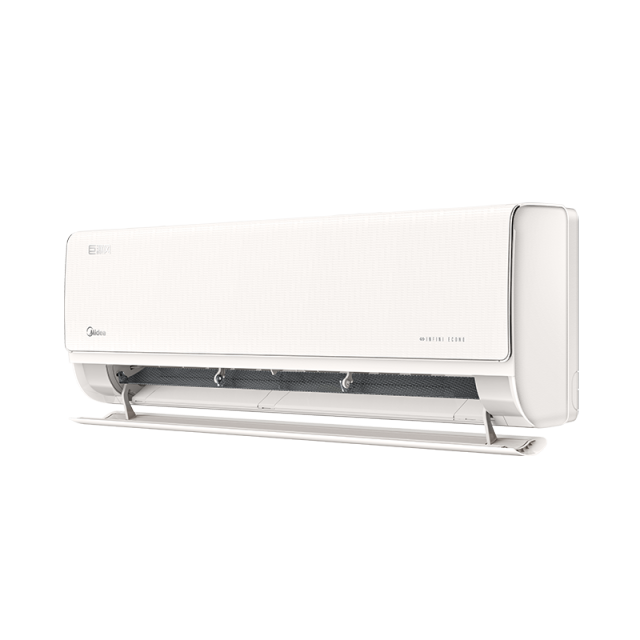 美的空调巨瀑风 KFR-26GW/MQ1-1 变频 分体套机 浅云脂 美的