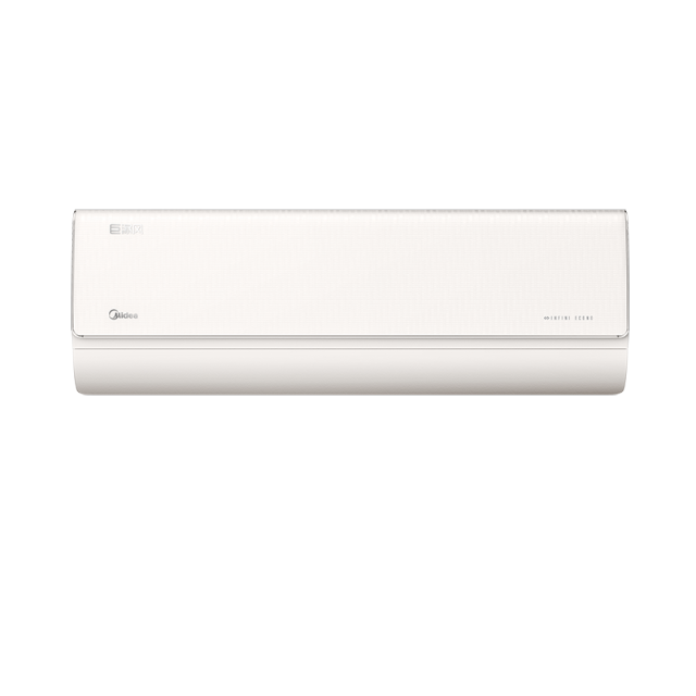 美的空调巨瀑风 KFR-26GW/MQ1-1 变频 分体套机 浅云脂 美的