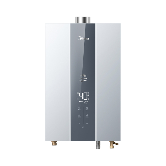 【重点推荐】美的燃气热水器JSQ27-MK6S 三驱瞬调 14L 增压水伺服 底噪节能 四季恒温