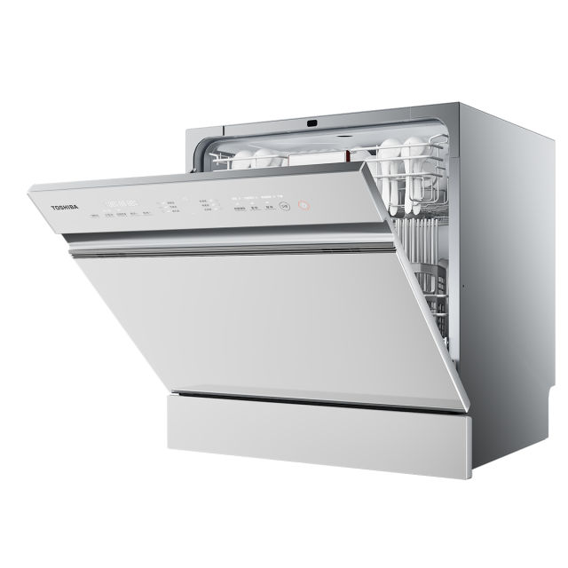 东芝（TOSHIBA）TQ5W嵌入式洗碗机  13套 高温杀菌洗消一体 四星消毒