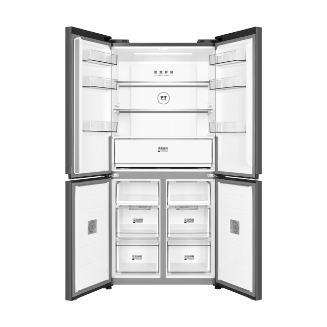 美的 冰箱 BCD-475WSGPM(Q) 丝雨灰