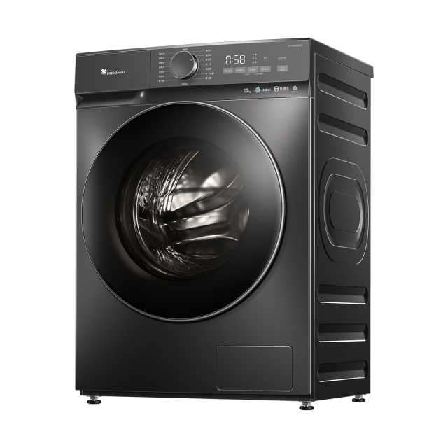 TG120ML02IT 滚筒洗衣机 金属钛 220V,1Ph 50Hz 转速1200 带银离子