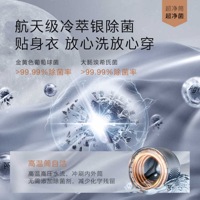 【COLMO】睿极纯平全嵌C1 10kg滚筒洗衣机 超净无孔内筒 CG10H-C1