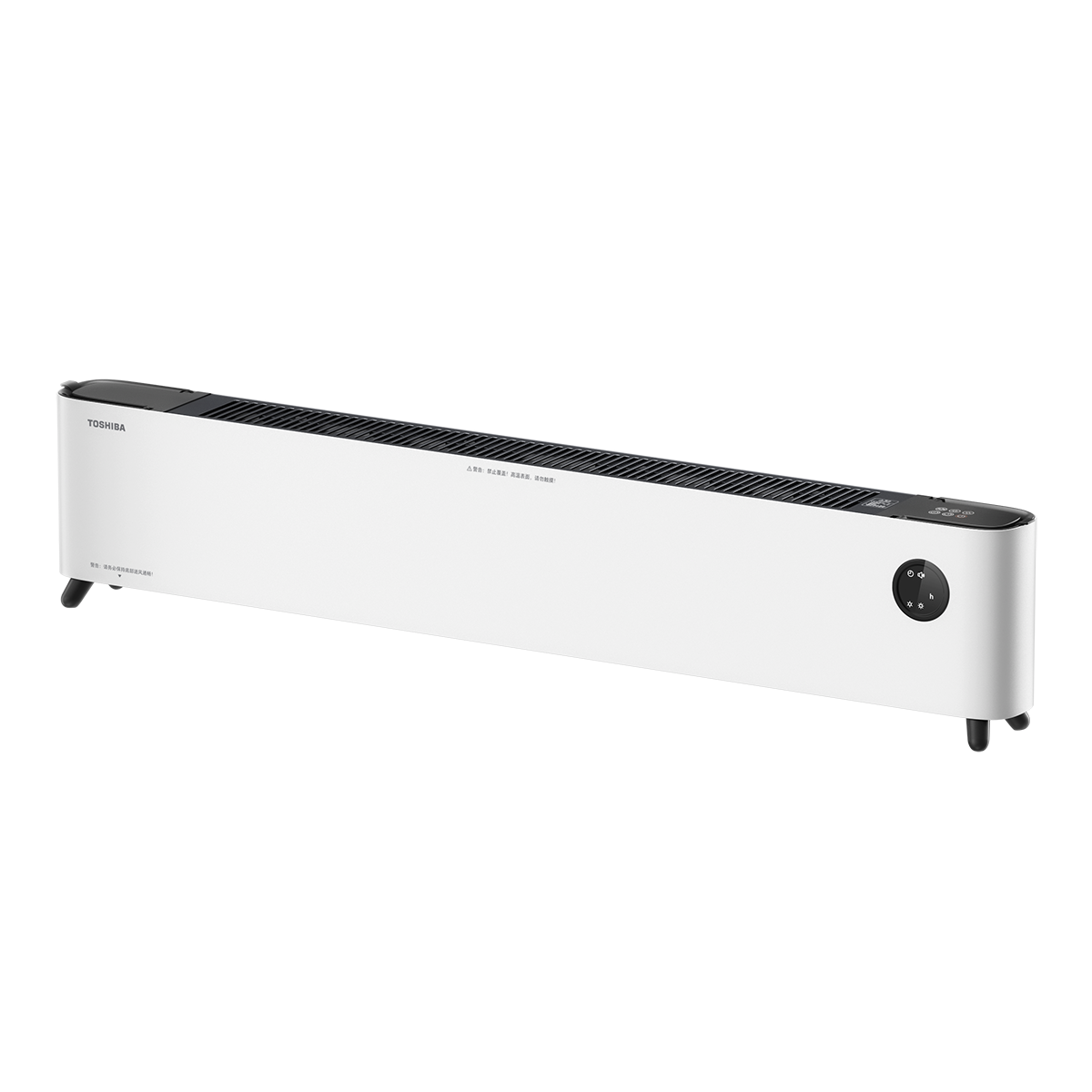 东芝 踢脚线电暖器取暖器 极地白 语音款 PW-2223ECN(W)