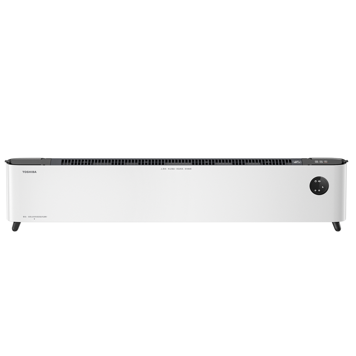 东芝 踢脚线电暖器取暖器 极地白 语音款 PW-2223ECN(W)