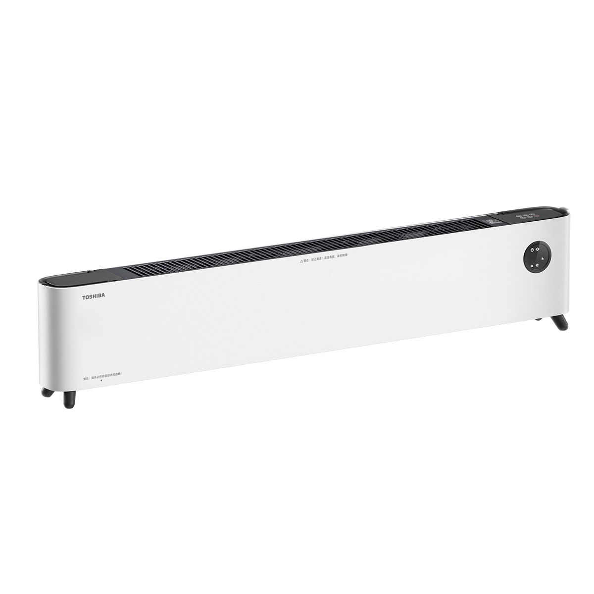 东芝 踢脚线电暖器取暖器 极地白 语音款 PW-2223ECN(W)