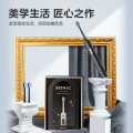 美的声波电动牙刷SS 300天长续航 专业杜邦软毛 男/女成人电动牙刷 曜石黑