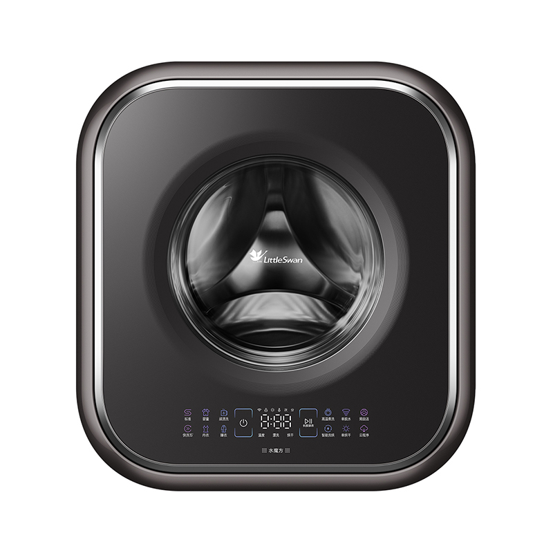 【企业补贴】小天鹅水魔方3KG壁挂洗烘一体机 一体防烫除菌螨环绕大风量 TD30M60