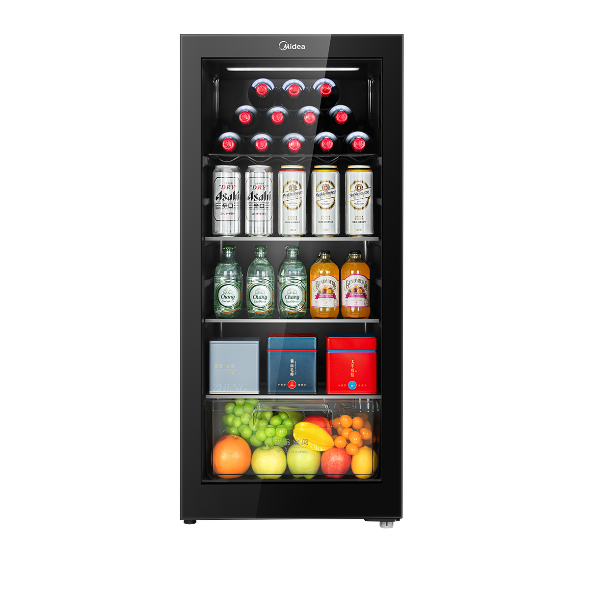 美的 酒柜 JC-140GEM 耀石黑
