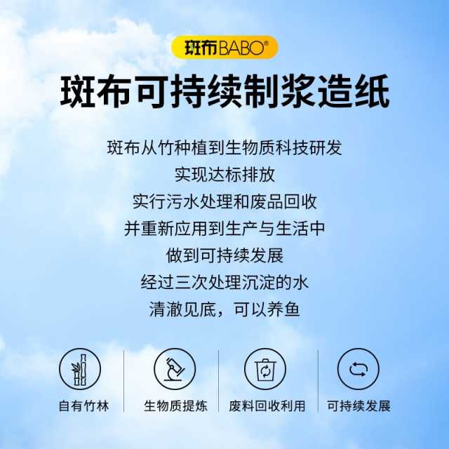 斑布6D立体压花面巾纸100抽*24包