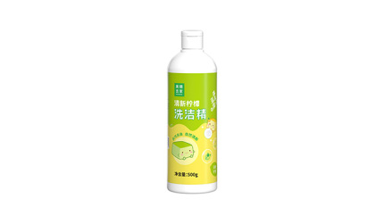 美穗吉家清新柠檬洗洁精餐具净除菌去油清新去异味500g