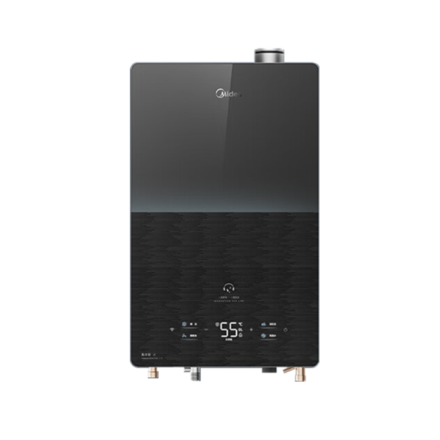 美的燃气热水器JSLQ27-M10X Max16升 安睡静音2.0 超一级能效 增压水伺服