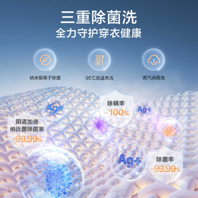 小天鹅水魔方壁挂洗衣机  多效除菌螨  专业内衣洗  超薄机身免磕碰  TG30M60