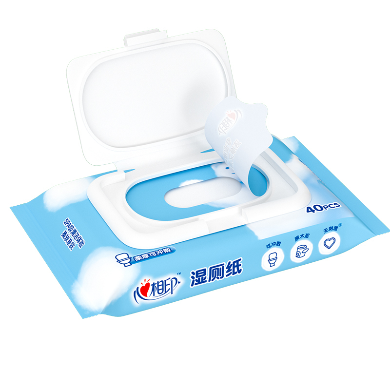 心相印  XCY040(单包）湿厕纸系列40片装湿巾（电商21-1版） ZXAJA00503